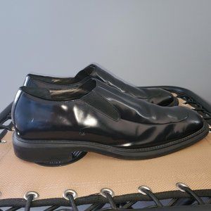 Black Kenneth Cole Leather Silver Technology 10.5M